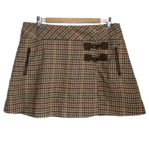 Zara Mini A Line Faux Wrap Mini Skirt, sz 10